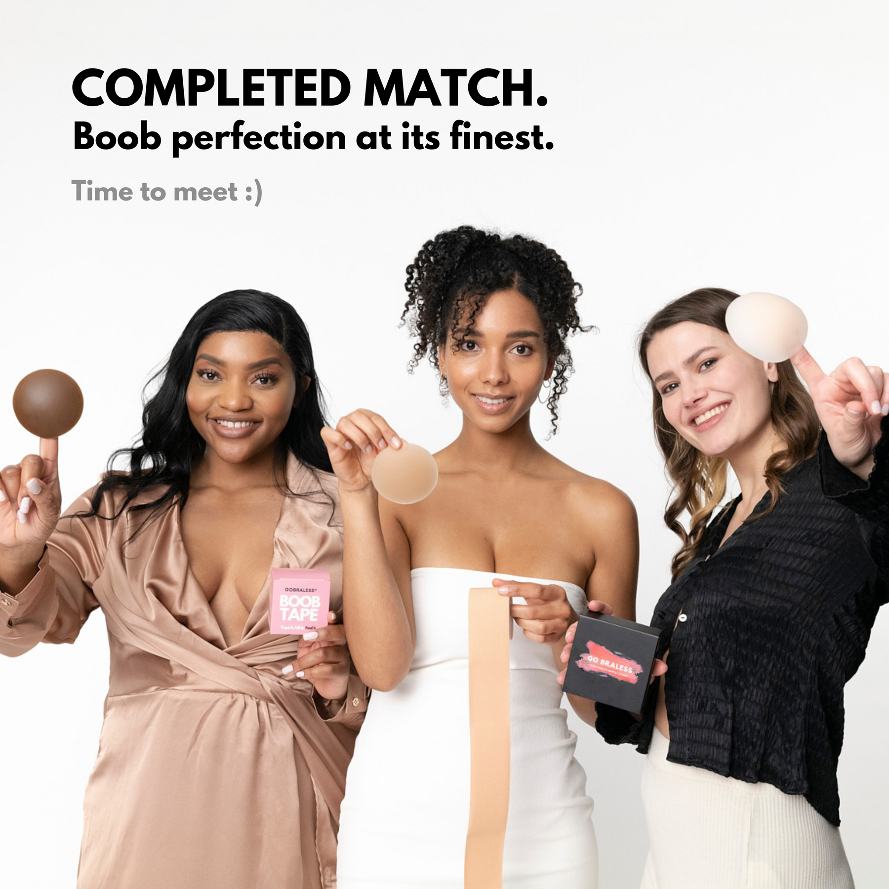 Boobie Bundle (5m Tape + 2 Nipple Cover Set)