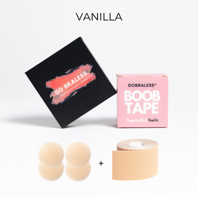 Boobie Bundle (5m Tape + 2 Nipple Cover Set)